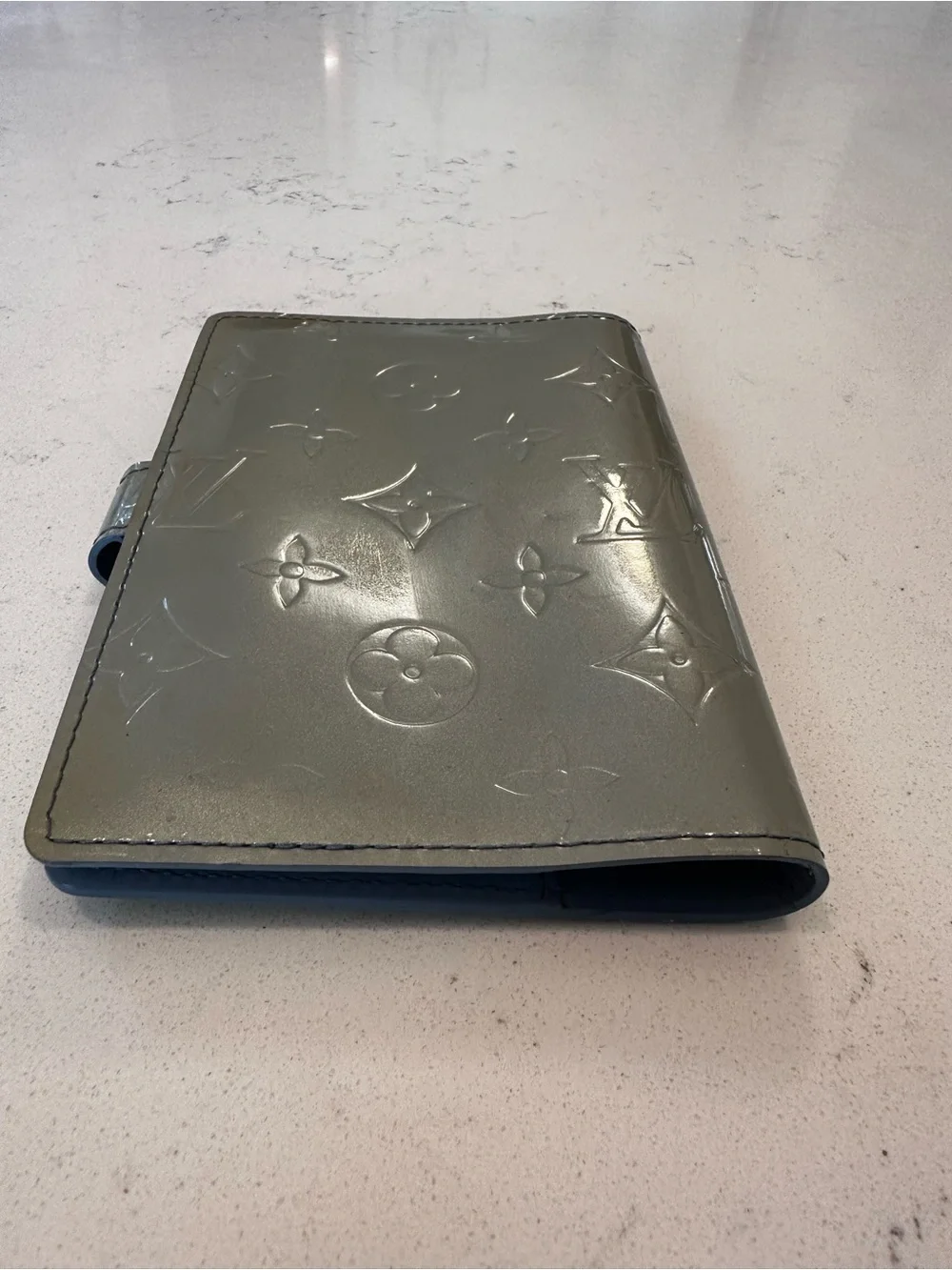 Louis Vuitton Patent Monogram Tablet Folio Case - Silver Gray